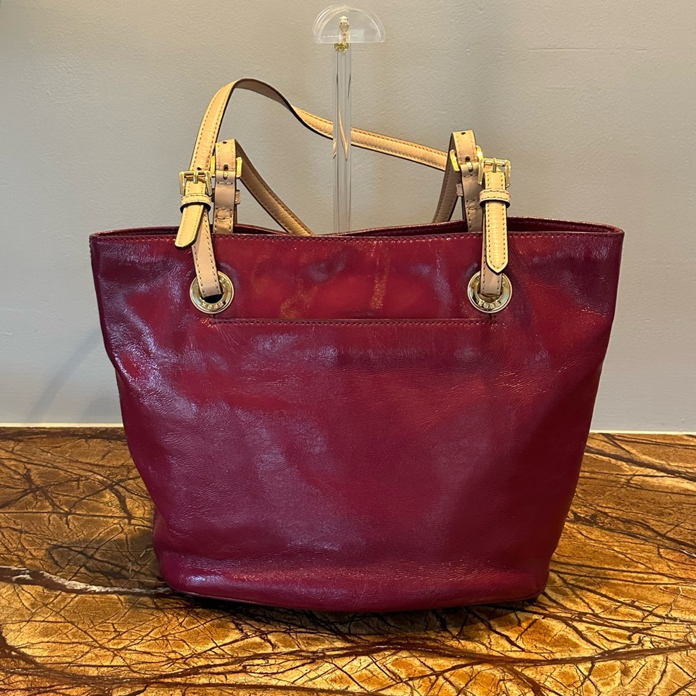 Michael Kors Deep Cranberry Red Tote